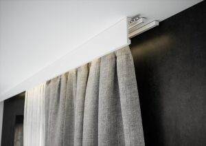 LK-01 Creativa 100x40mm L=2,44m 5907684664687 listwa karniszowa Biały Light Blocker Mat
